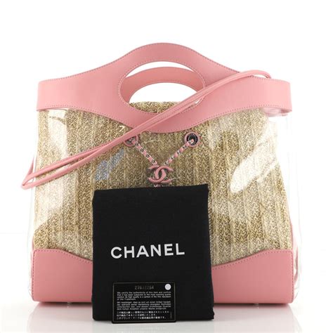 chanel 31 rue cambon paris bag pink|chanel 31 shopping bag pvc.